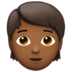 苹果系统里的人物：中深色肤色emoji表情