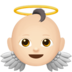 苹果系统里的小天使：浅肤色emoji表情