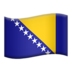 苹果系统里的旗帜：波斯尼亚和黑塞哥维那emoji表情