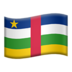 苹果系统里的国旗：中非共和国emoji表情