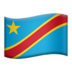 苹果系统里的旗帜：刚果-金沙萨emoji表情