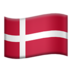 苹果系统里的国旗：丹麦emoji表情