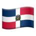 苹果系统里的旗帜：多米尼加共和国emoji表情