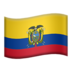 苹果系统里的国旗：厄瓜多尔emoji表情
