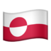 苹果系统里的旗帜：格陵兰emoji表情
