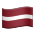 苹果系统里的国旗：拉脱维亚emoji表情