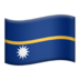 苹果系统里的旗帜：瑙鲁emoji表情