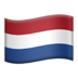 苹果系统里的国旗：荷兰emoji表情