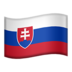 苹果系统里的国旗：斯洛伐克emoji表情