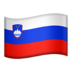 苹果系统里的旗帜：斯洛文尼亚emoji表情