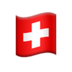 苹果系统里的国旗：瑞士emoji表情