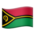 苹果系统里的旗帜：瓦努阿图emoji表情