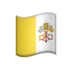 苹果系统里的旗帜：梵蒂冈城emoji表情