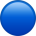 苹果系统里的蓝色圆圈emoji表情