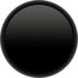 苹果系统里的黑色圆圈emoji表情