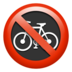 苹果系统里的禁止骑自行车emoji表情