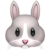 苹果系统里的兔子脸emoji表情