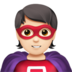 苹果系统里的超级英雄：浅肤色emoji表情