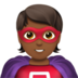 苹果系统里的超级英雄：中黑肤色emoji表情