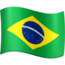 Facebook上的旗帜：巴西emoji表情