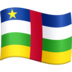 Facebook上的国旗：中非共和国emoji表情
