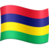 Facebook上的旗帜：毛里求斯emoji表情