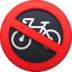 Facebook上的禁止骑自行车emoji表情