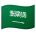 安卓系统里的国旗：沙特阿拉伯emoji表情