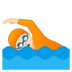 安卓系统里的游泳：浅肤色emoji表情