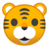 安卓系统里的老虎脸emoji表情