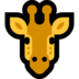 Windows系统里的长颈鹿emoji表情