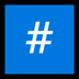 Windows系统里的钥匙帽号码标志emoji表情