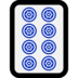 Windows系统里的麻将牌八筒、八饼emoji表情