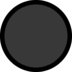 Windows系统里的黑色圆圈emoji表情