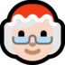Windows系统里的女圣诞老人：浅肤色emoji表情