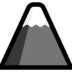 Windows系统里的富士山emoji表情