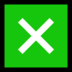 Windows系统里的十字标记按钮emoji表情