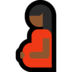 Windows系统里的孕妇：中黑肤色emoji表情