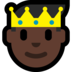 Windows系统里的王子：深色肤色emoji表情
