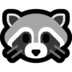 Windows系统里的浣熊emoji表情