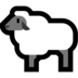 Windows系统里的母羊emoji表情