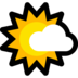 Windows系统里的小云后的太阳emoji表情