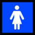 Windows系统里的女卫生间emoji表情