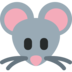 Twitter里的老鼠的脸emoji表情