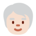 Twitter里的老年人：肤色浅emoji表情