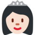 Twitter里的公主：浅肤色emoji表情