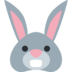 Twitter里的兔子脸emoji表情