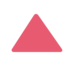 Twitter里的红色三角形尖朝上emoji表情