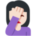 Twitter里的女性面部按摩：浅肤色emoji表情