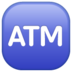 WhatsApp里的ATM标志emoji表情